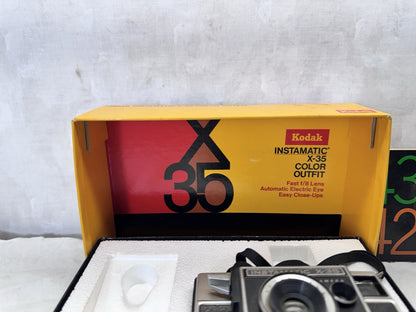 Kodak Instamatic X-35 Color Outfit With Box
