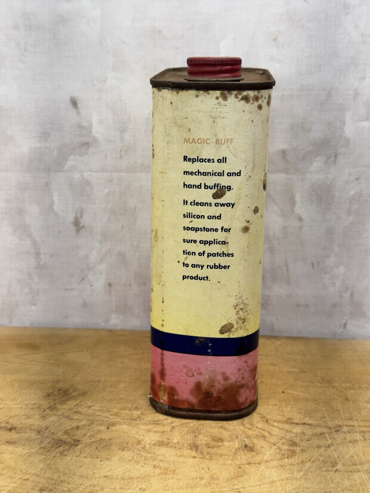 Monkey Grip Magic Buff Rubber Cleaner Vintage #1103