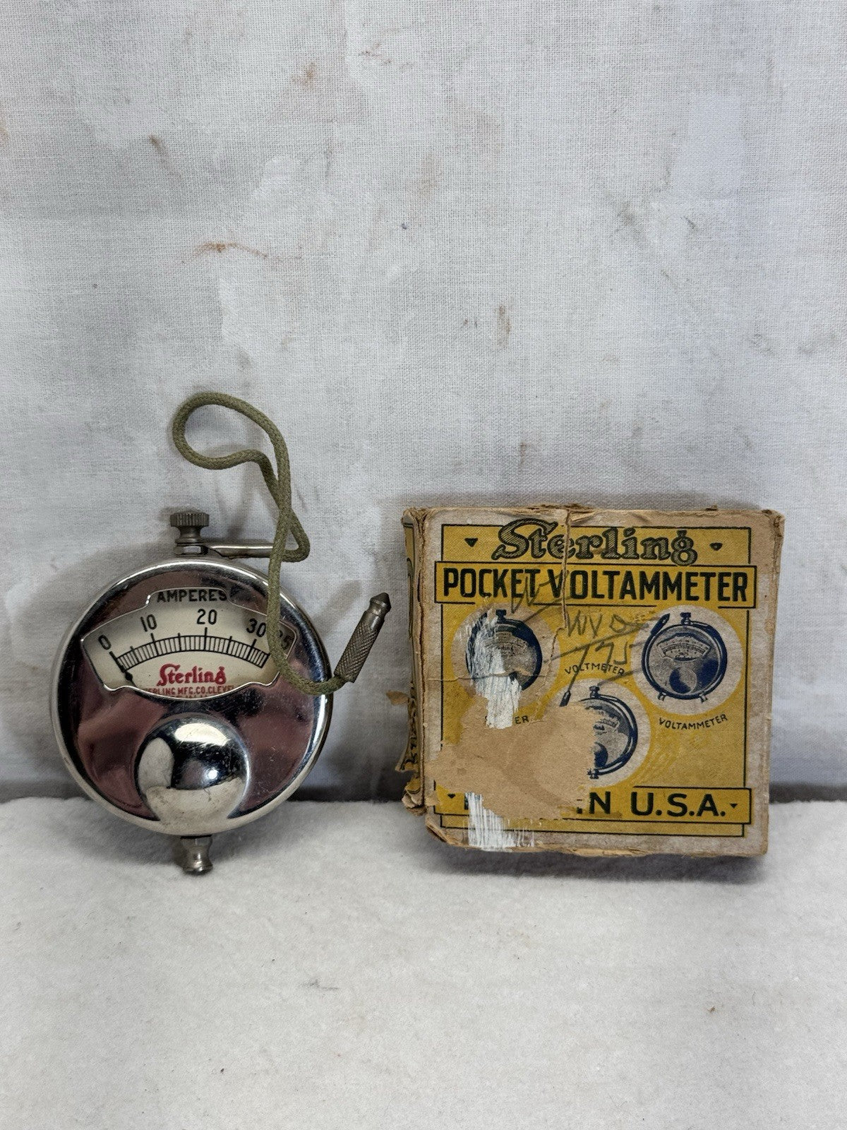 Sterling Pocket Voltammeter Vintage