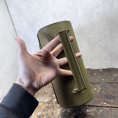 Vintage Tin Painted Lunch Box