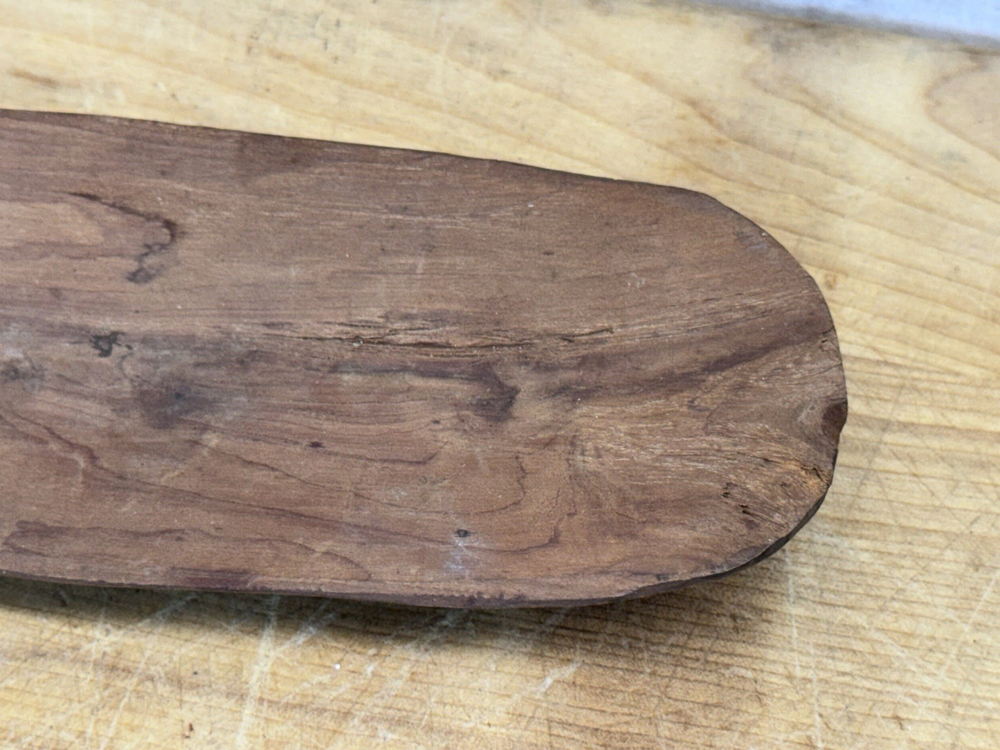 Hand Carved Wood Scoop Antique #1440