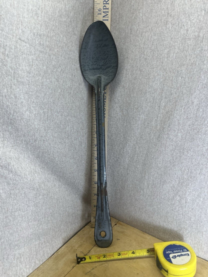 Grey Enamel 15 1/4” Spoon