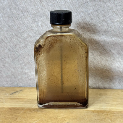 Kenmore Stainless Glass Vintage Bottle EMPTY