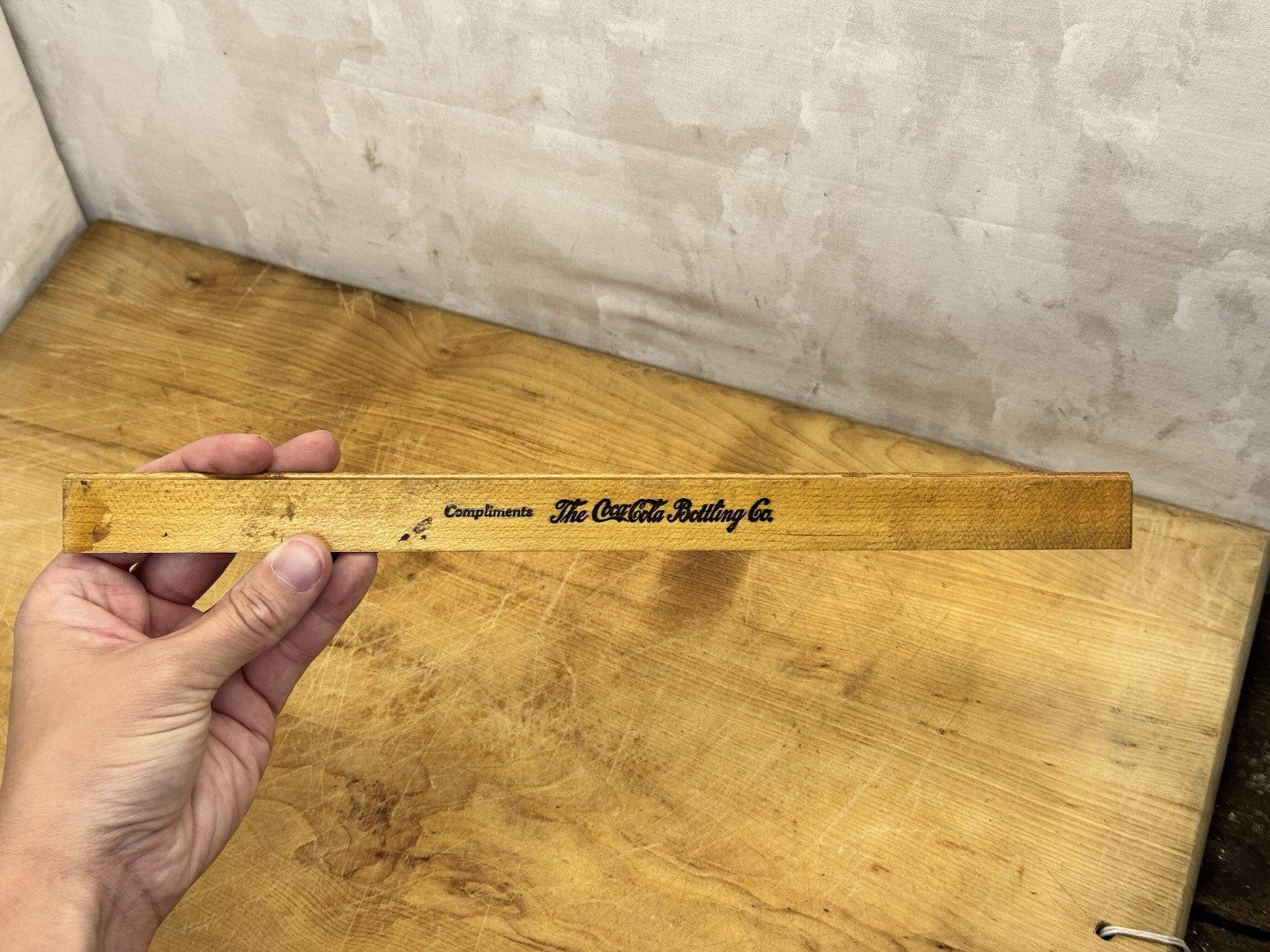 Coca Cola Bottling Co. Advertisement Ruler  #1270