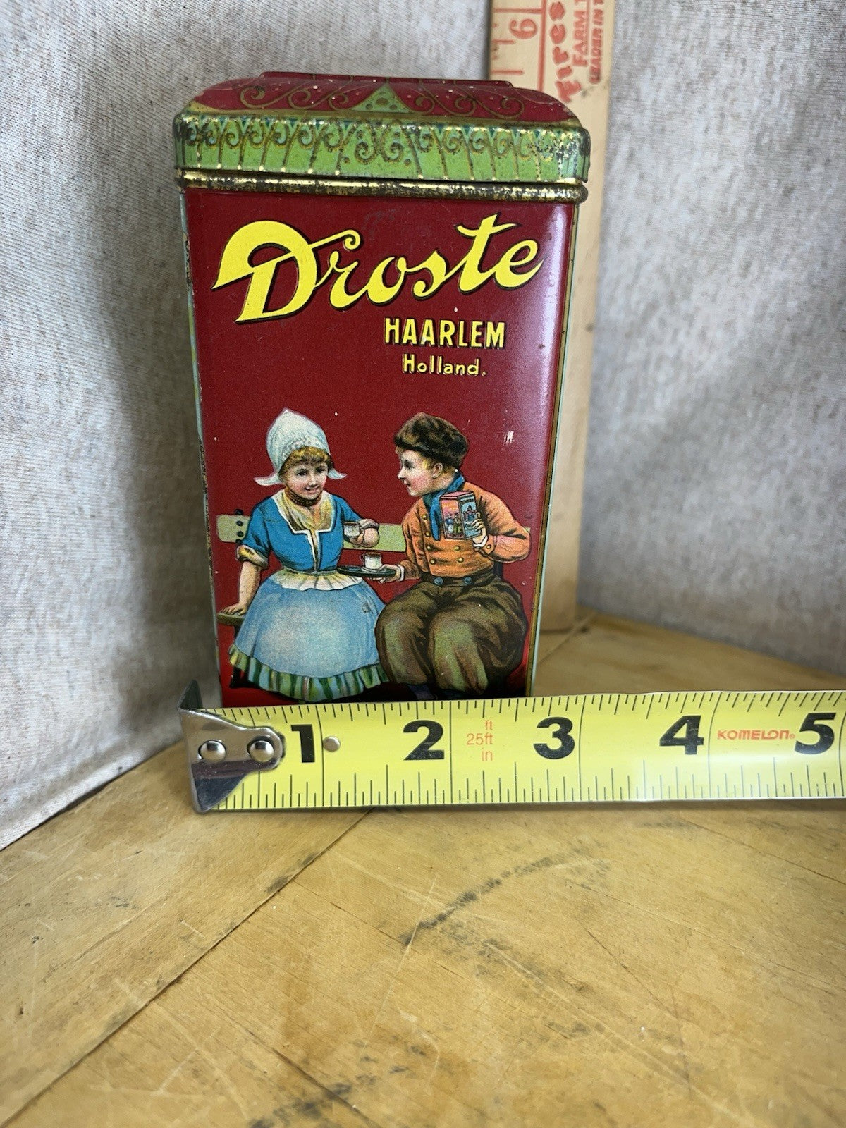 Drostes Cocoa Empty Vintage Tin