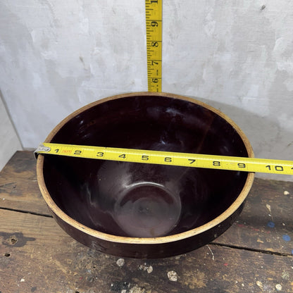 Brown Stoneware Kitchen Bowl Vintage