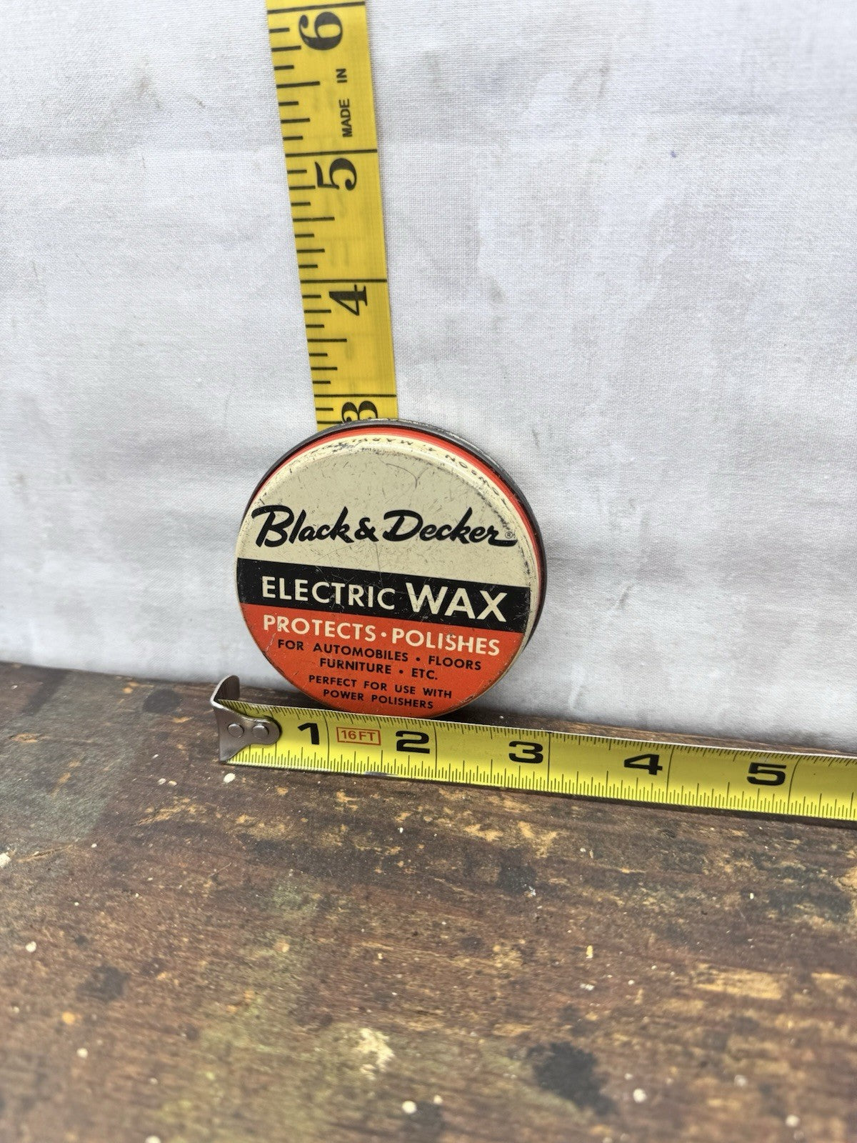 Black & Decker Electric Wax Vtg Tin #1324