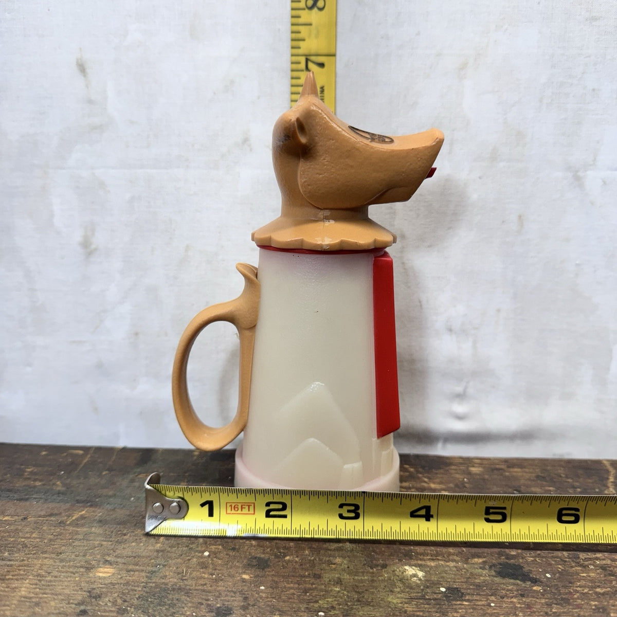 Whirley Moo Cow Creamer Dispenser Heavy Plastic Vintage