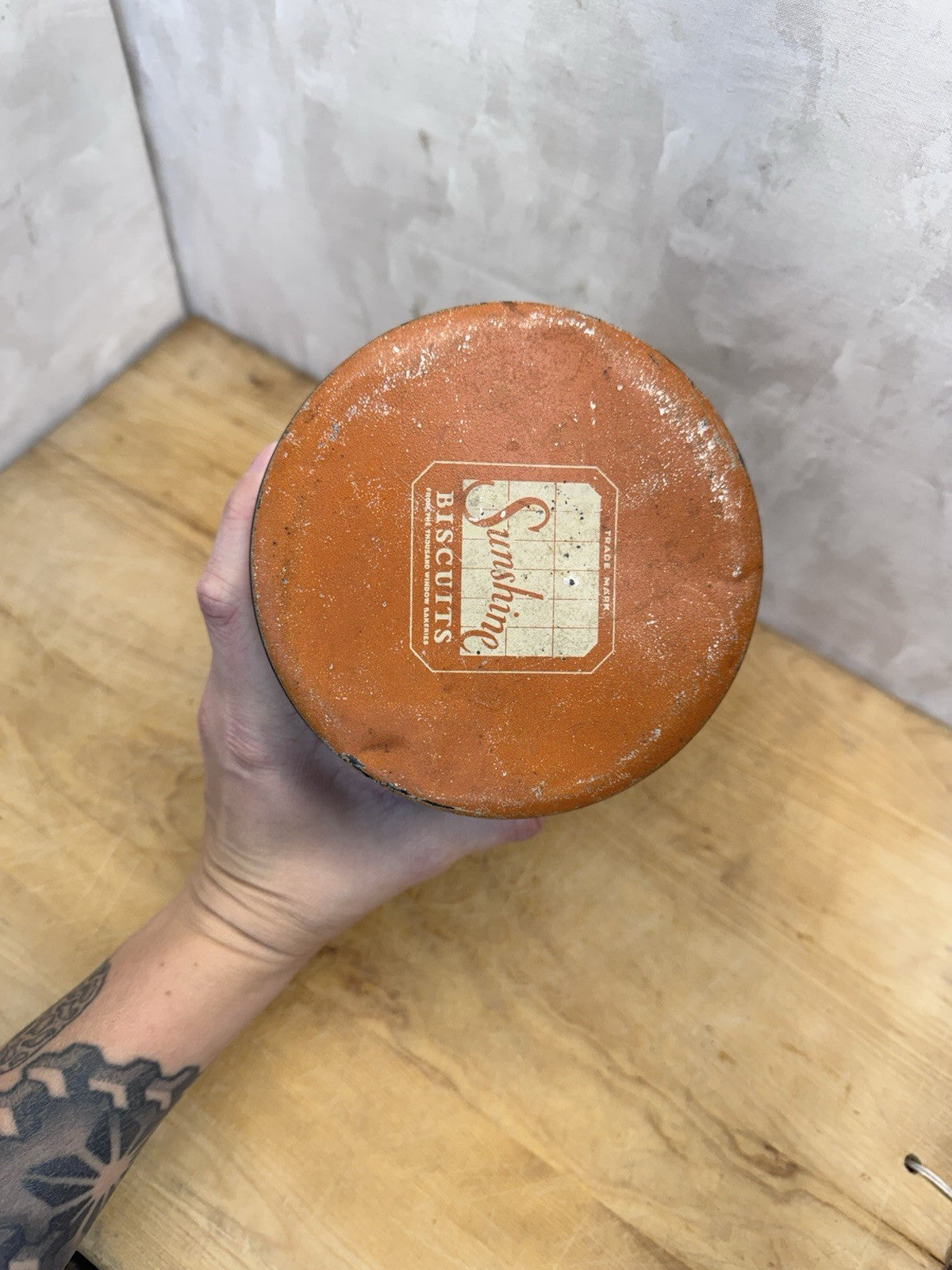 Sunshine Toy Cookies Empty Vtg Tin #1463