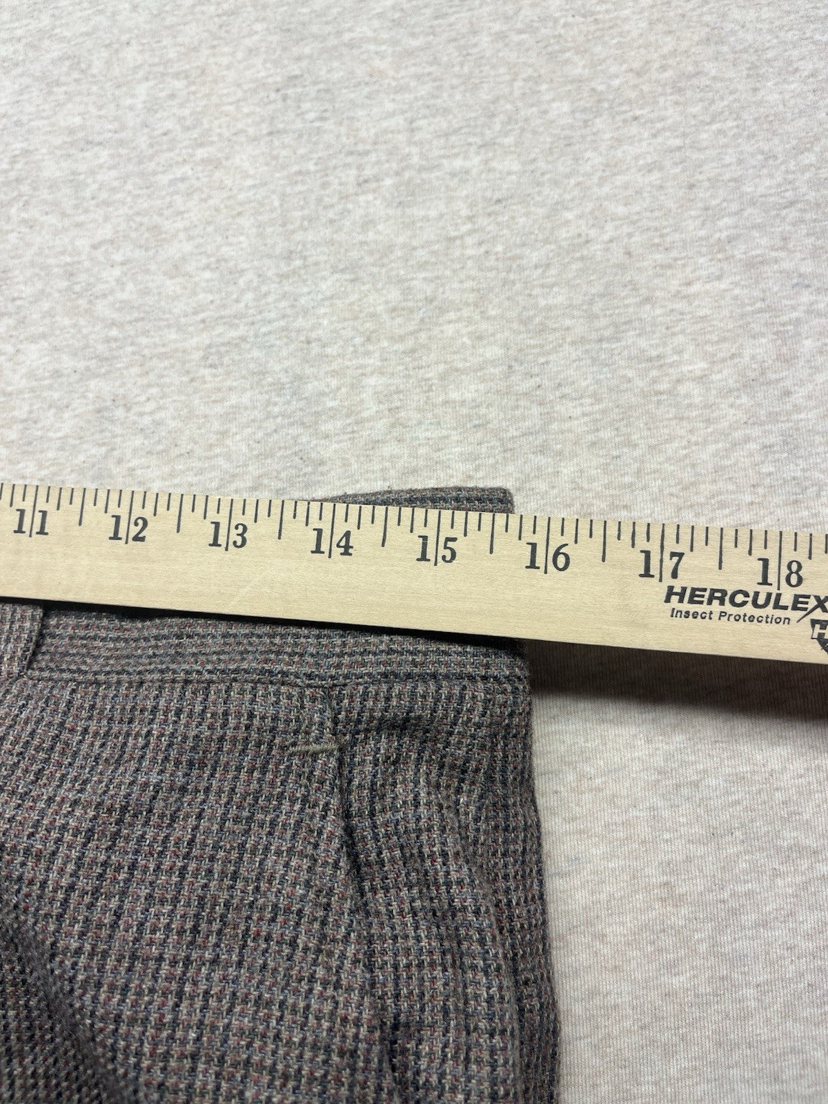 1960s, 70s Men’s wool Haager Brown Pants