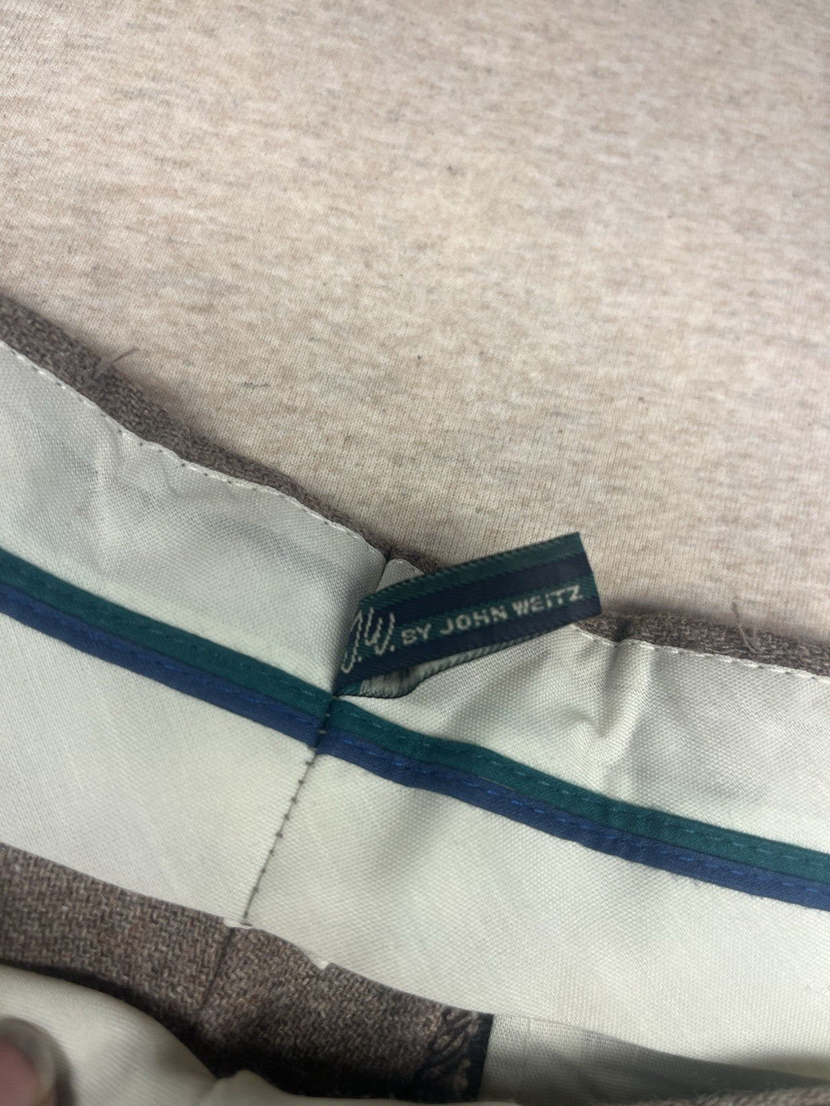 1960s, 70s Men’s Tan Wool Blend Pants