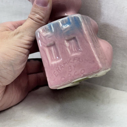 Pig Hat Planter Vase Pot Vintage 