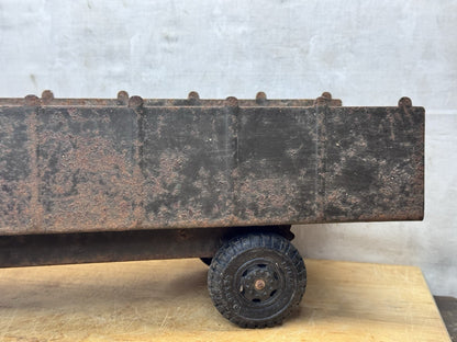 Vintage 1950’s Marx Lamar Army Troop Transport Truck Pressed Steel #1338