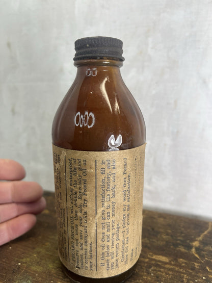 Picard Shoe Oil Bottle Vintage EMPTY