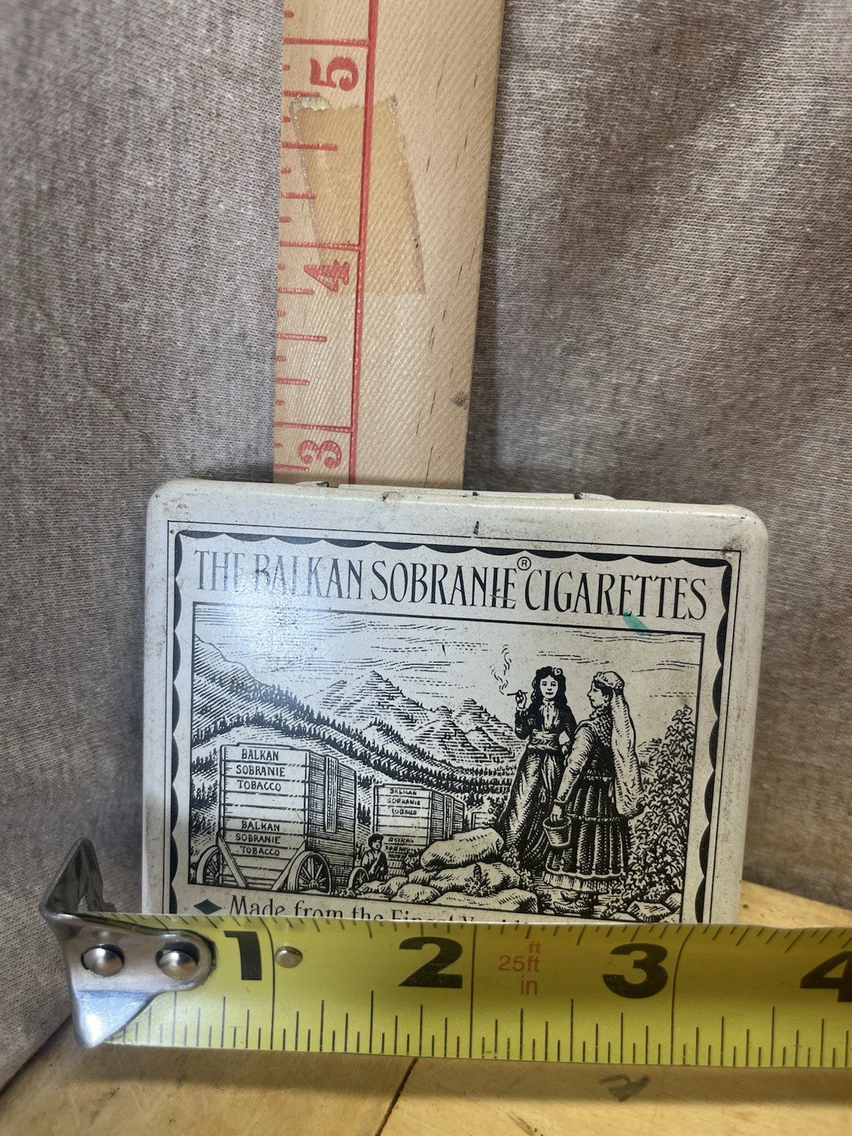 Balkan Empty Sobranie Cigarette Tin