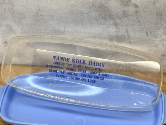Vande Kolk Dairy Waupun Wisconsin Butter Ad Container #1443