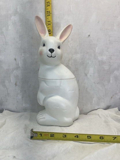 Easter Vintage Rabbit Candy Container Blow Mold