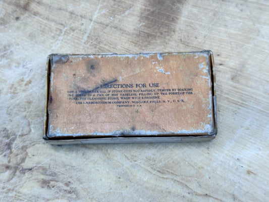 Sharpening Stone With Box Antique #1421