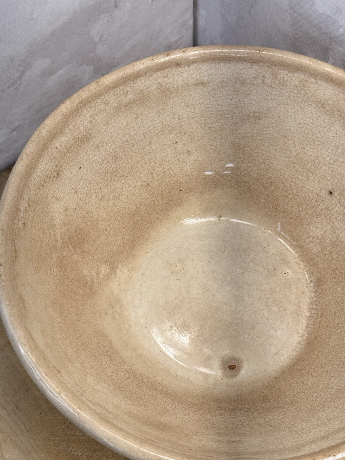 Stoneware Bowl Antique  #1432