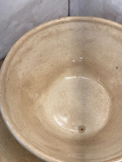 Stoneware Bowl Antique  #1432