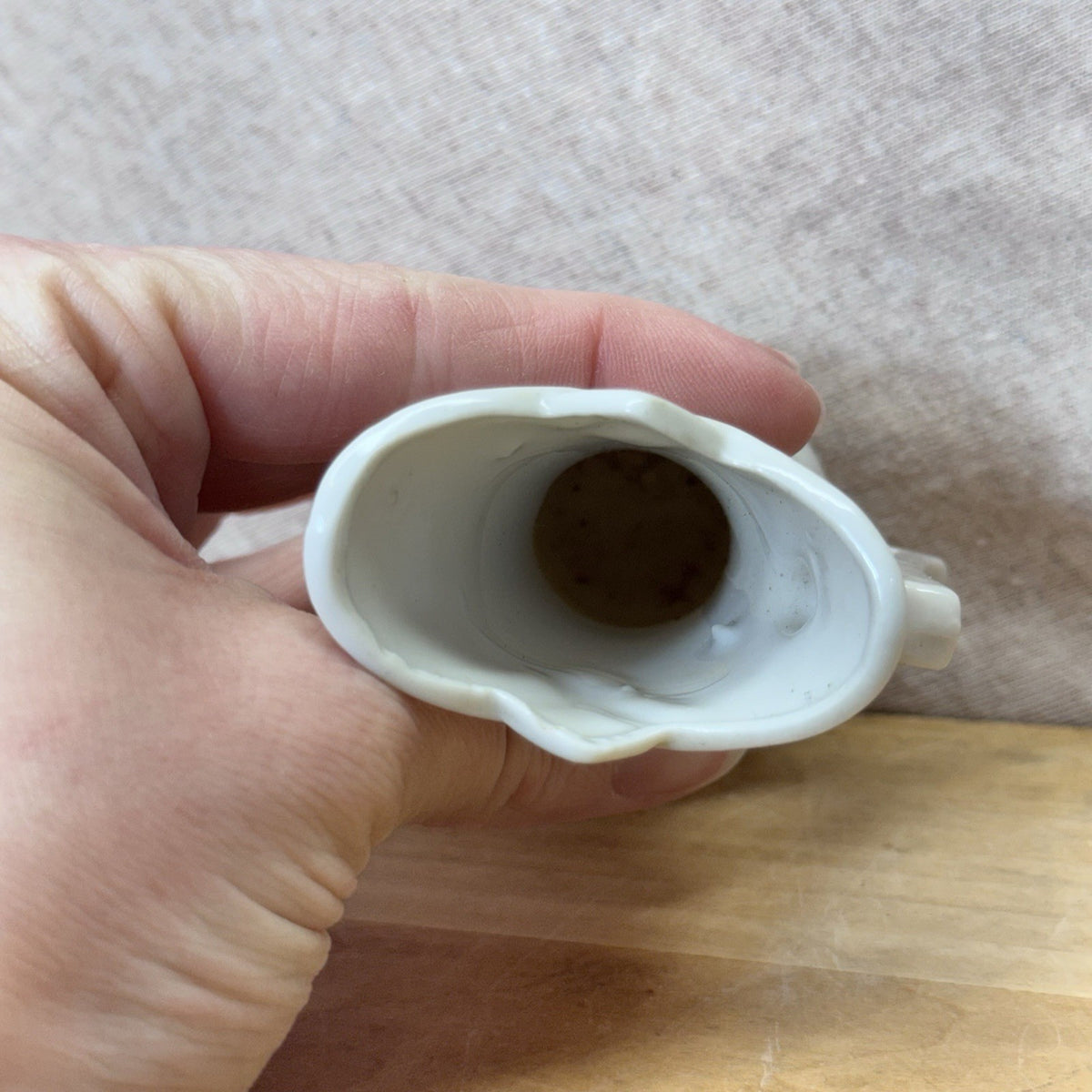 Vintage Mini Floral Pitcher Vase