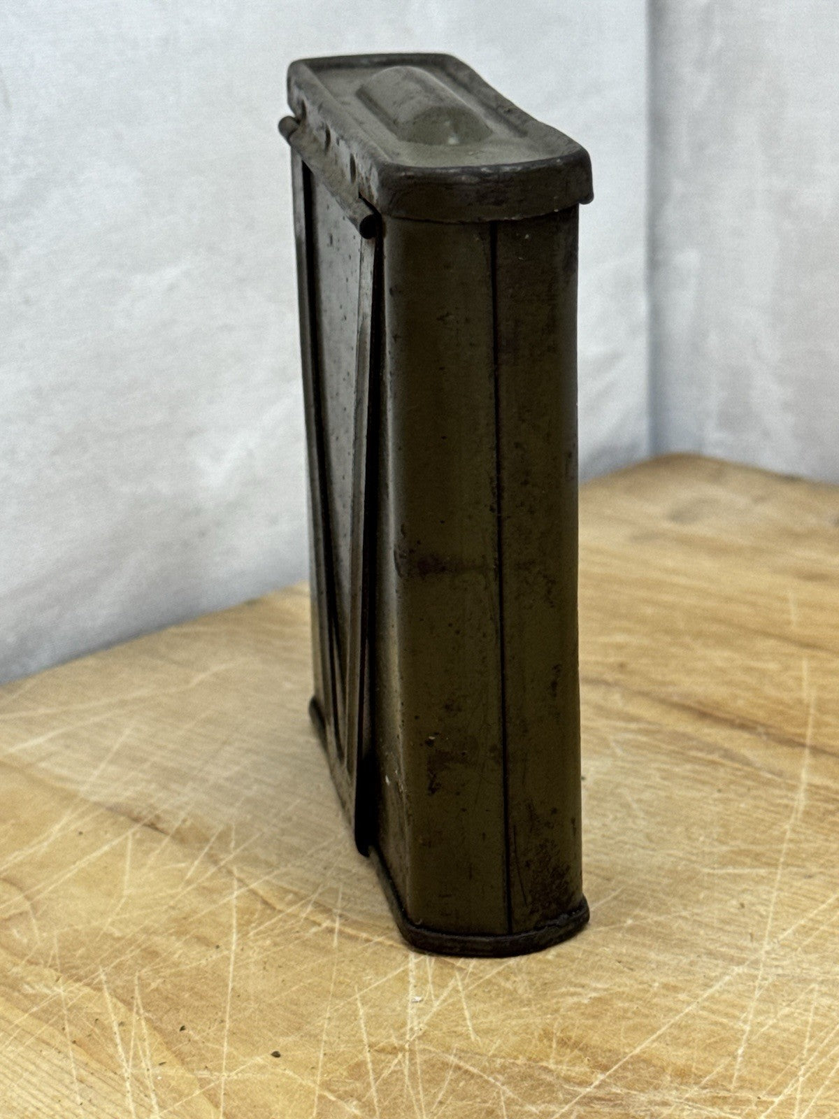 WWII Medical Metal Tin Green Vintage #1201