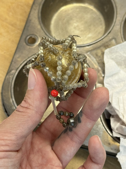 Victorian Glass Bead Ornament #1575