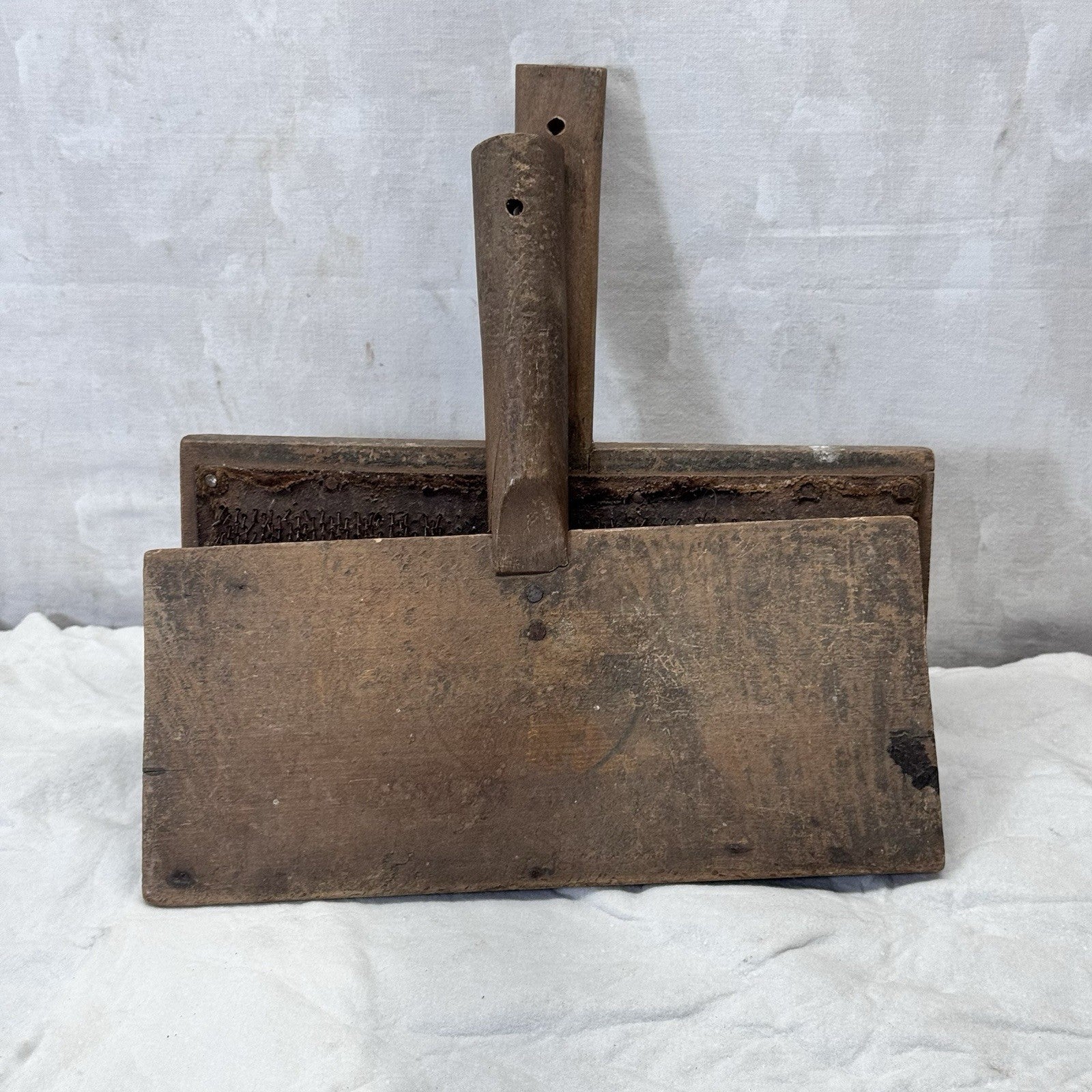 Hand Wooden Wool Carders Wool Carding Antique