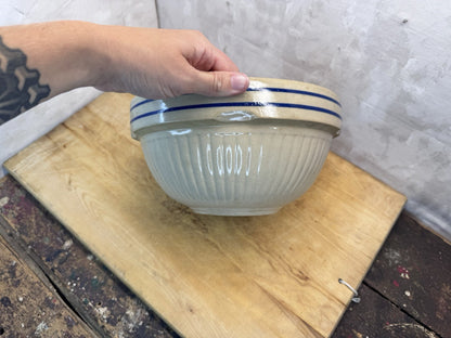 Stoneware Bowl Antique #1311