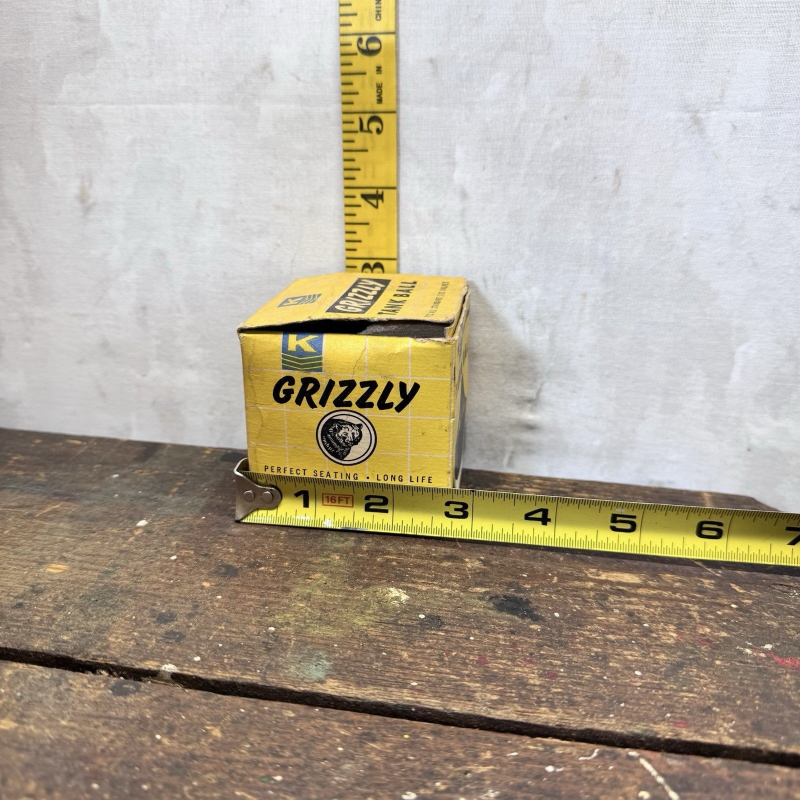 NOS Vintage Grizzly Tank Ball