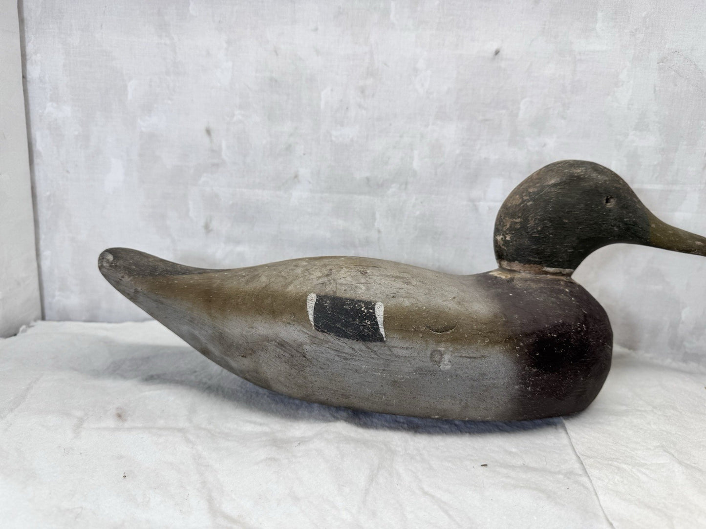 Vintage Wooden Painted Hunting Duck Decoy