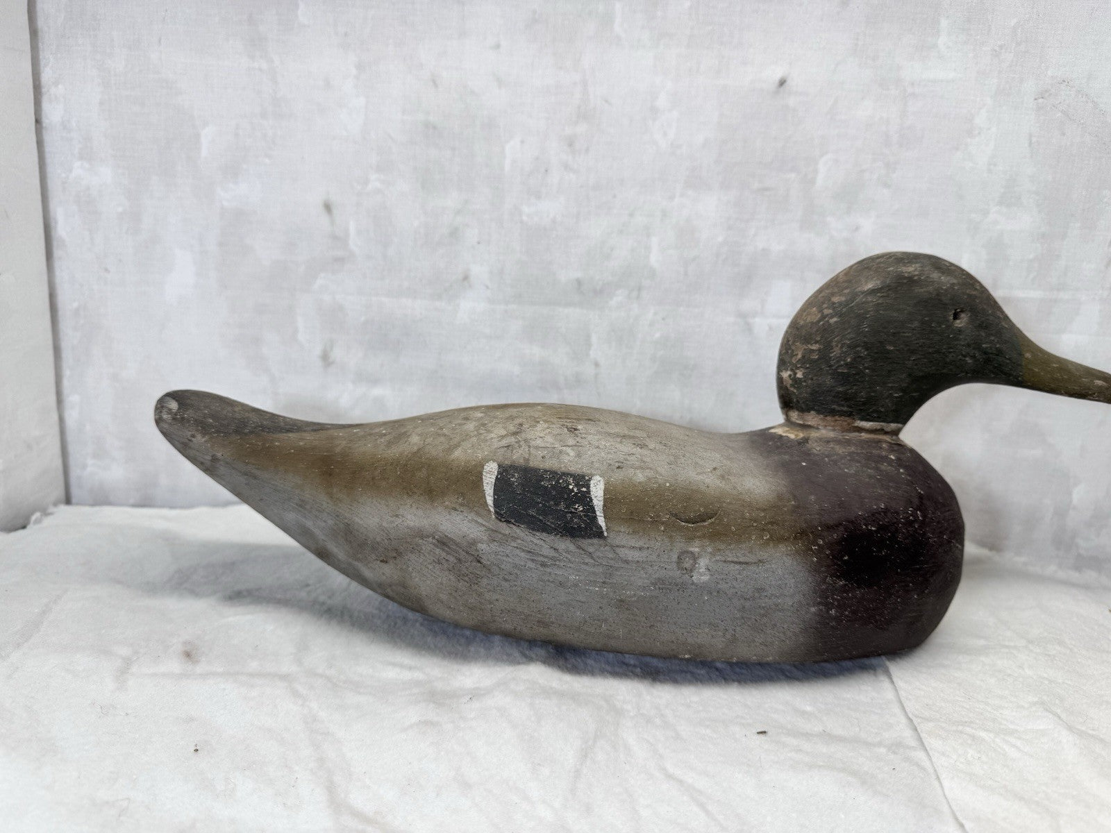 Vintage Wooden Painted Hunting Duck Decoy