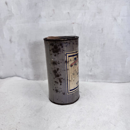 Dental Standard Zinc Oxide Paper Label Tin Can Vintage 