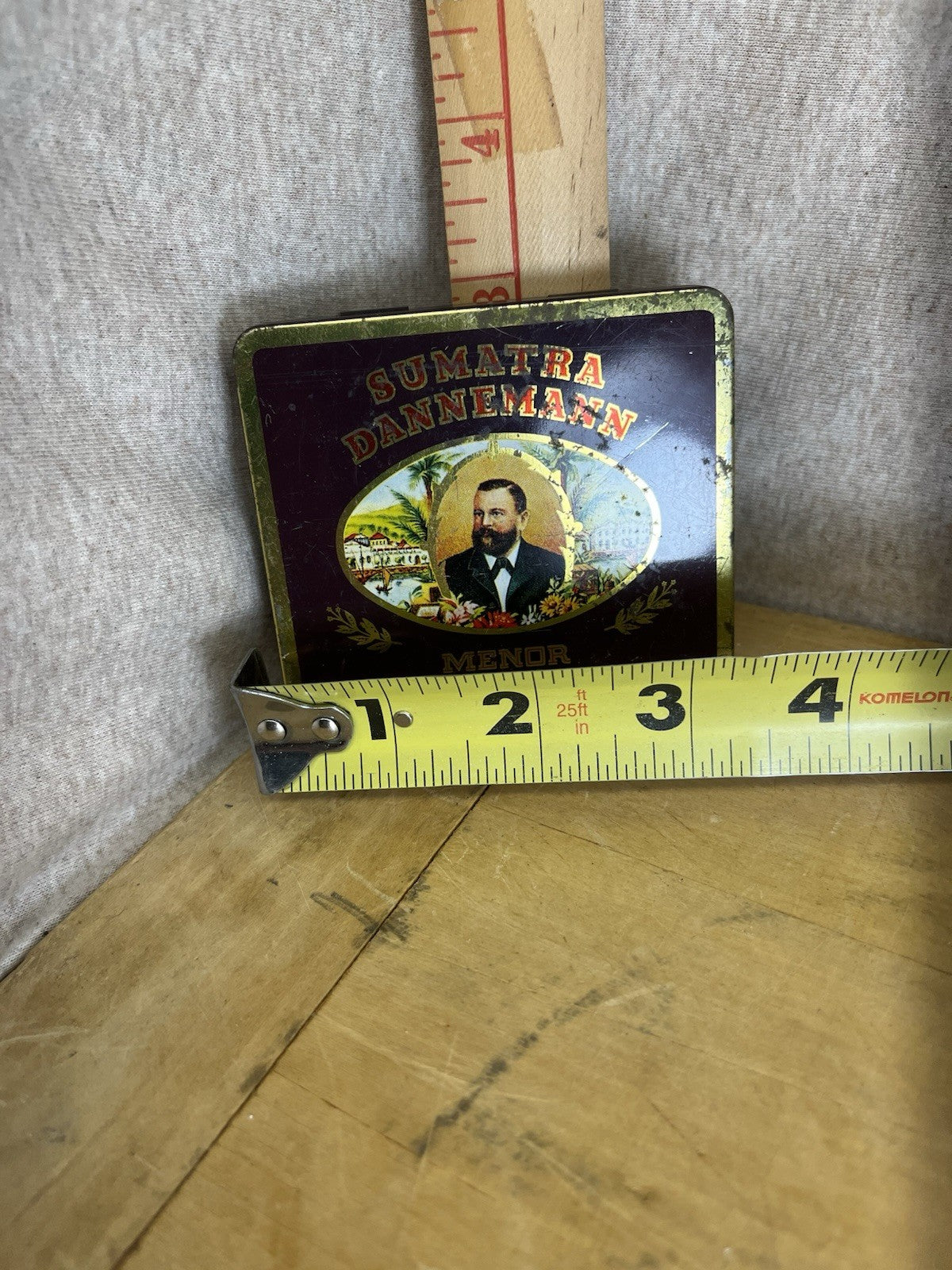 Sumatra Dannemann Tobacco Tin Empty