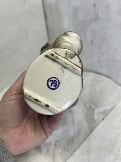 vintage ceramic deer planter