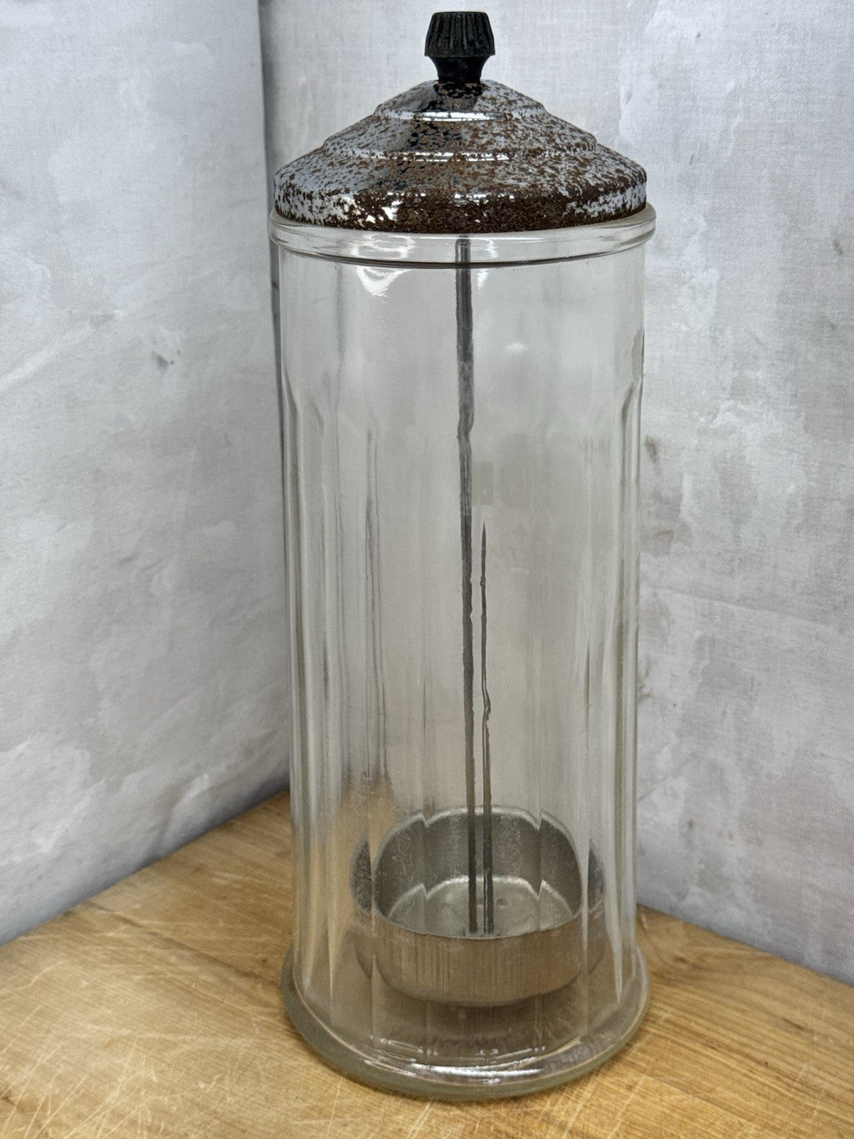 barbicide disinfectant jar vintage #1192