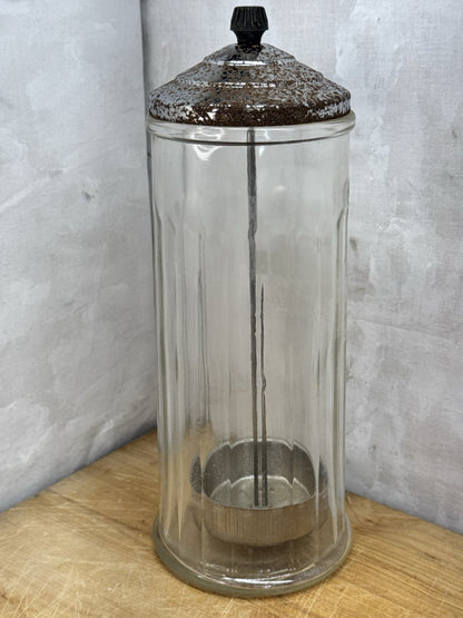 barbicide disinfectant jar vintage #1192