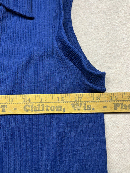 1970-80s Women’s Sleeveless Blue Knit Top