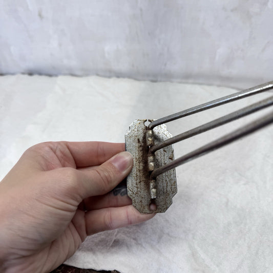 Vintage Metal Three Tier Wall Towel Bar Hanger