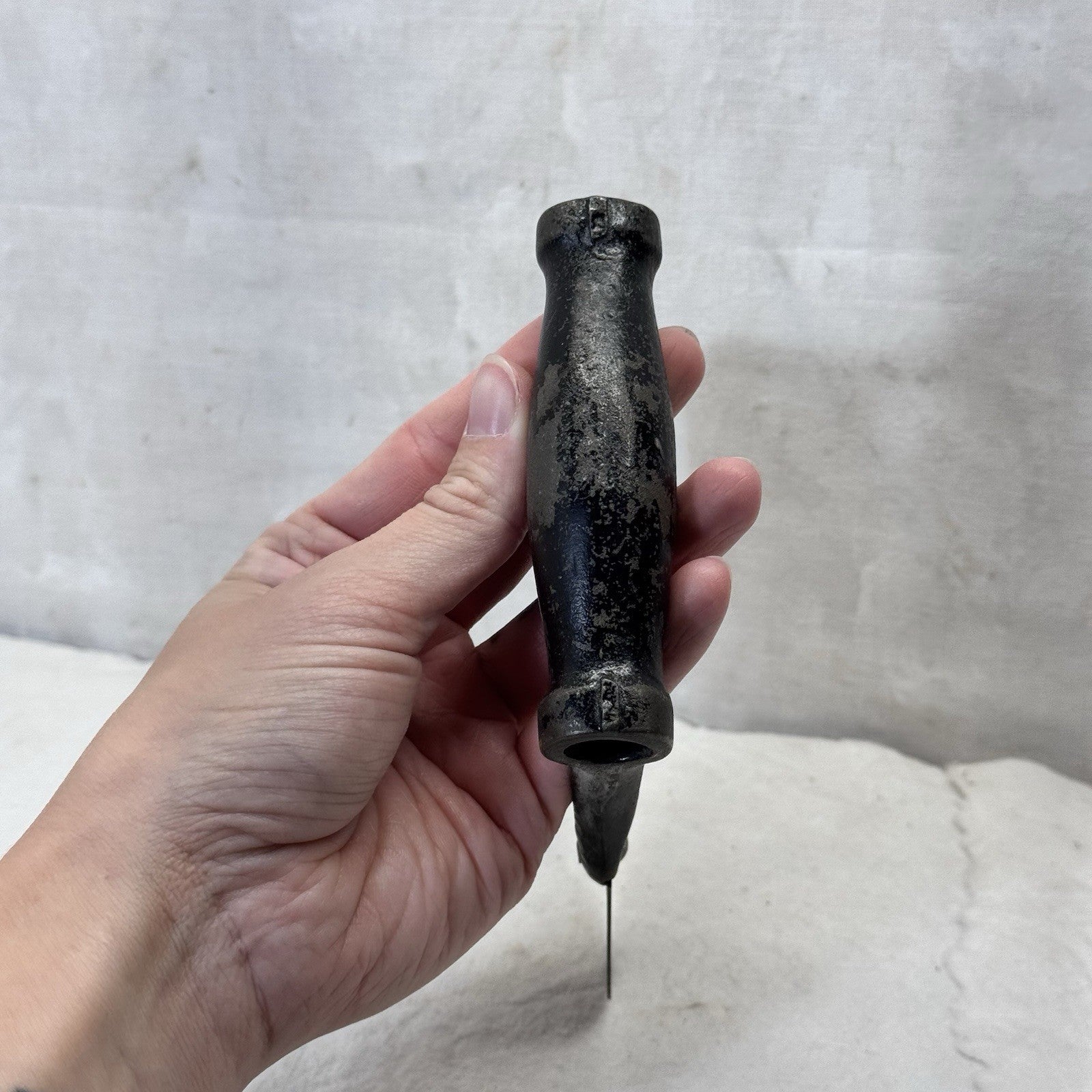 Antique Metal Hand Food Chopper