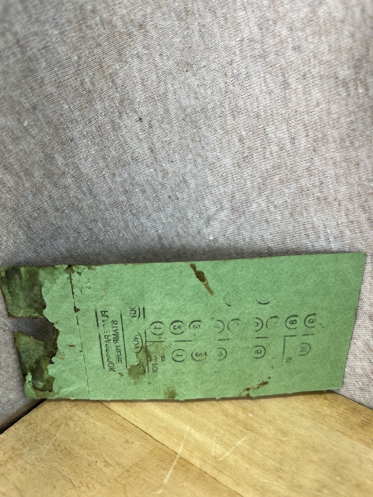 Michigan 1985 Non Resident Deer Back Tag (011356)