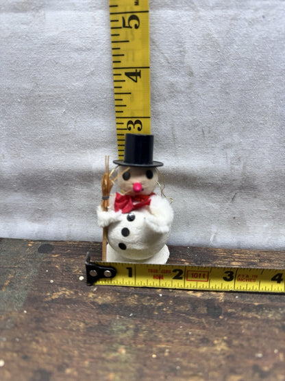 Japan Snowman Ornament Vintage #1548