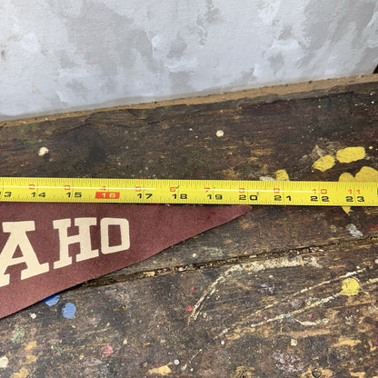 Idaho Vintage Fabric Pennant Banner Flag Souvenir 