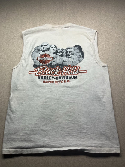 Harley Sturgis Men’s XL Wht Sleeveless