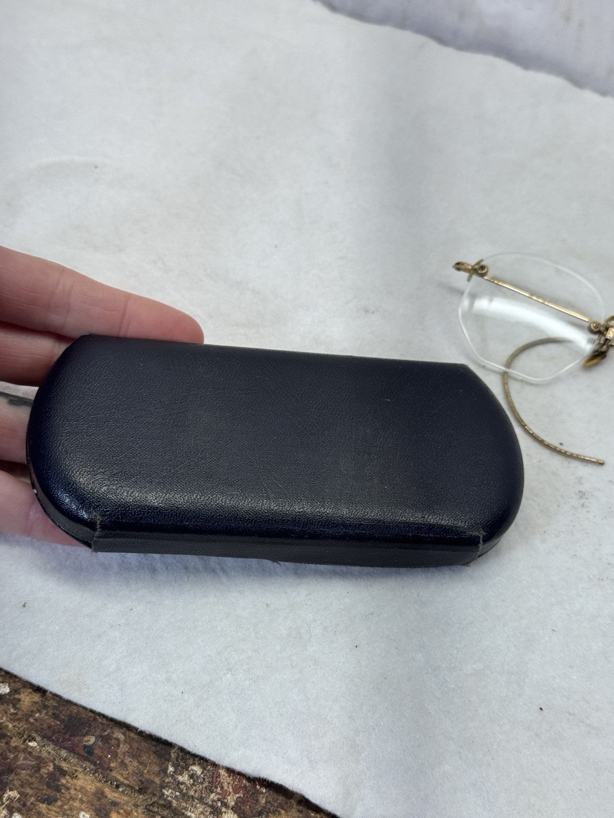 McEWAN Optometrist Fond Du Lac Wisconsin Glasses And Case Vintage