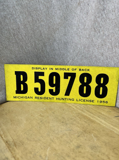 Michigan 1956 Deer Back Tag (B59788)