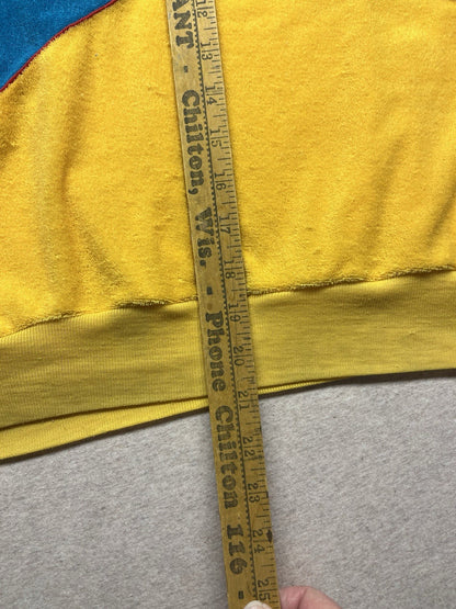 1970s Women’s Multi Color Terry Cloth Knit Sleeveless Top