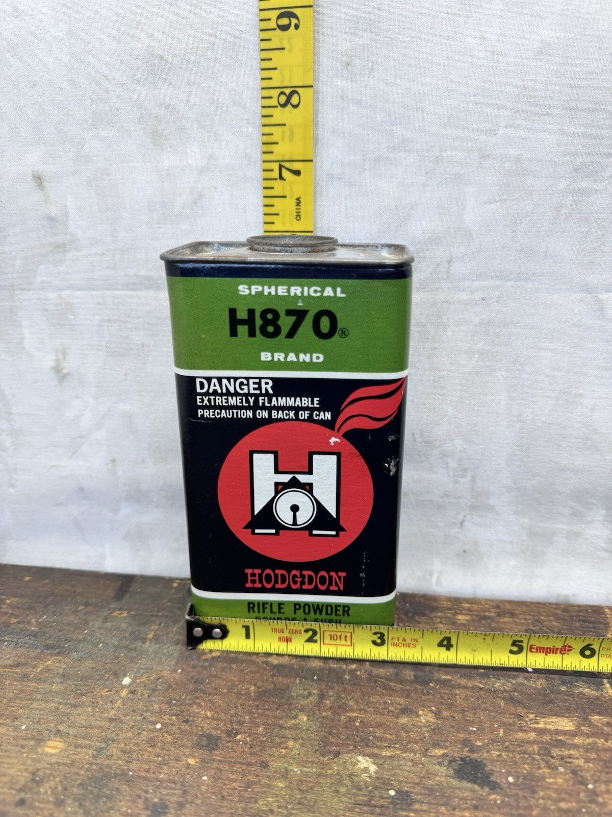 Hodgdon Rifle Powder  Vtg Composite Empty #1469