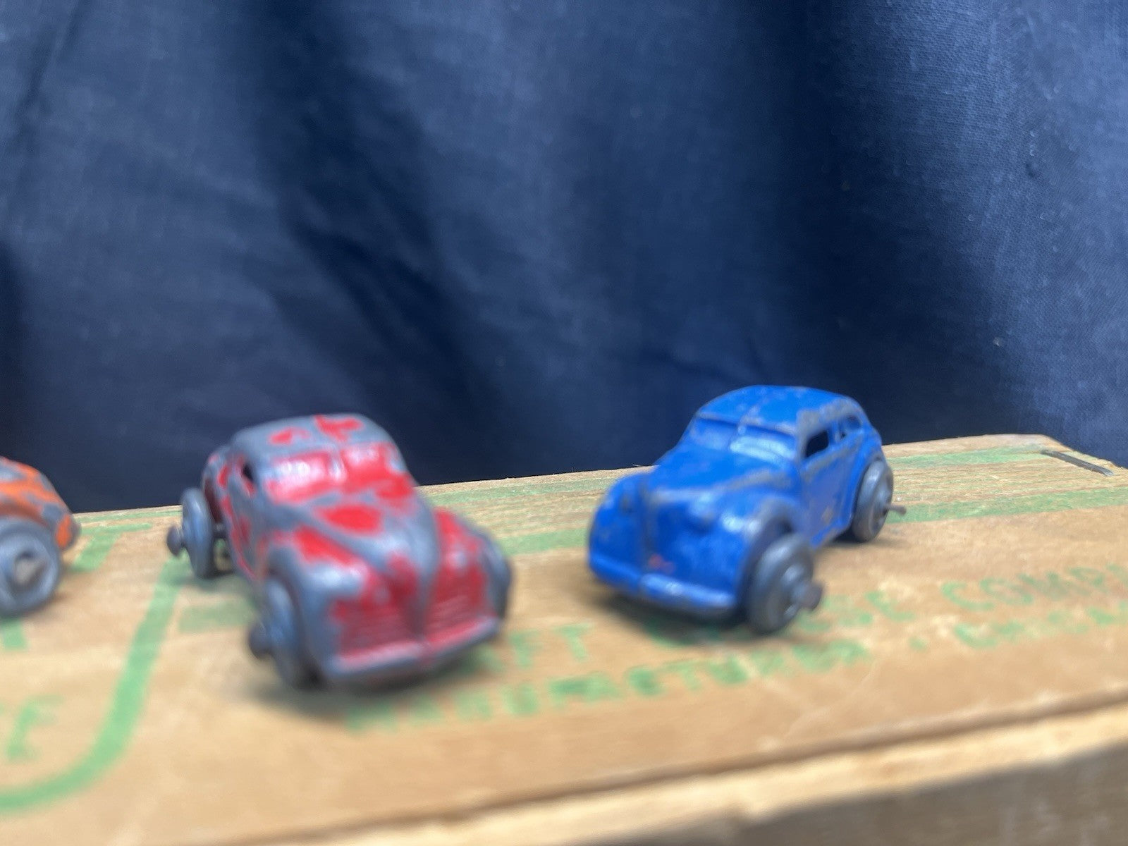 Vintage Mancave 9 Mini Metal Cars