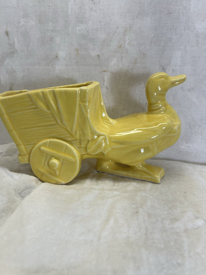 McCoy Yellow Duck Planter Vintage 